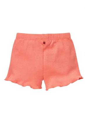 Raspberry shorts for girls in pure organic cotton_109414