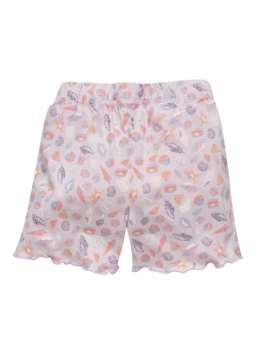 Girl's Seahorse summer pyjamas in pure organic cotton_109381