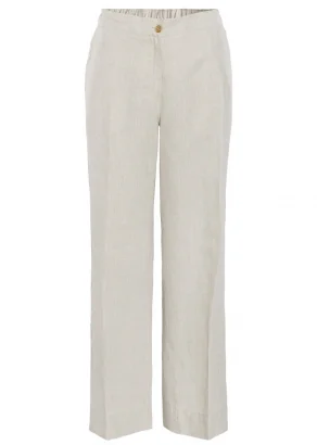 Women's Ophelia trousers in natural linen_109729