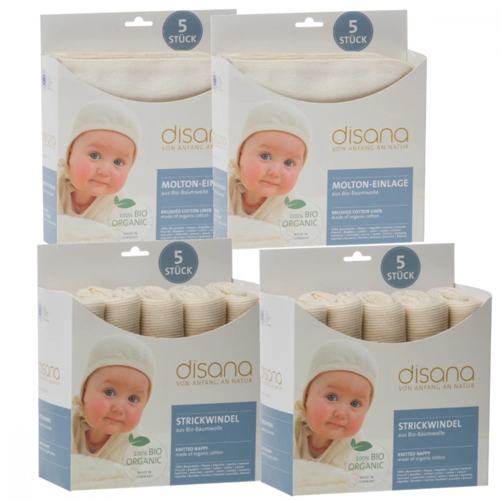 Kit of 10 Ciripà diapers + 10 Disana inserts