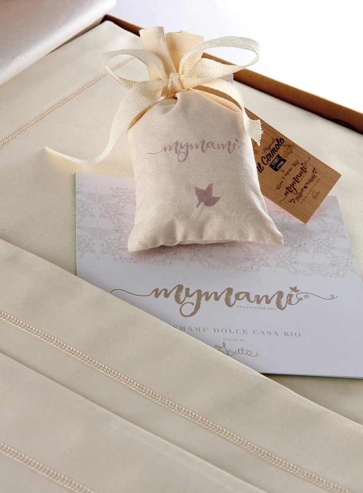Double bed sheets Mymami in Organic Raw Natural cotton_53053