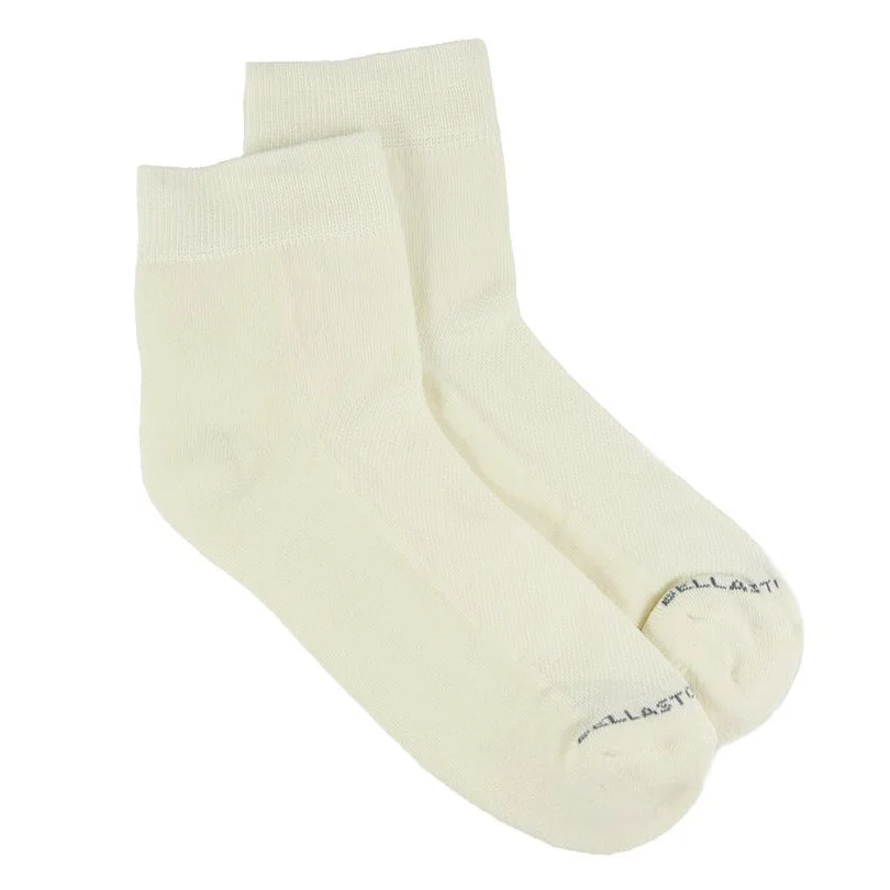 Bamboo ankle sponge socks white