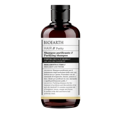 Bioearth anti-dandruff purifying shampoo