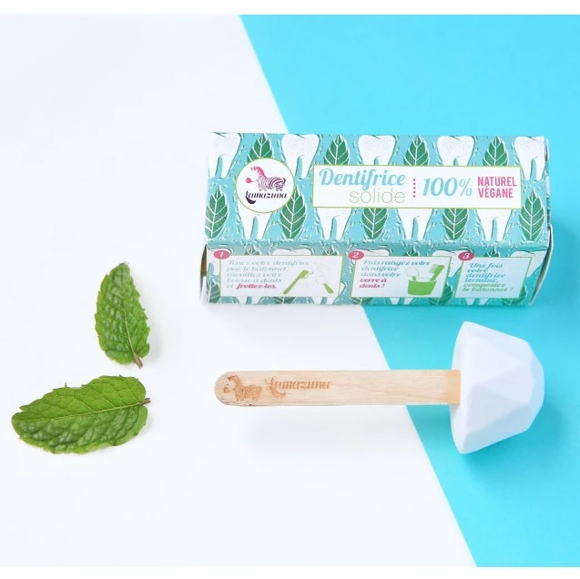 Peppermint solid toothpaste