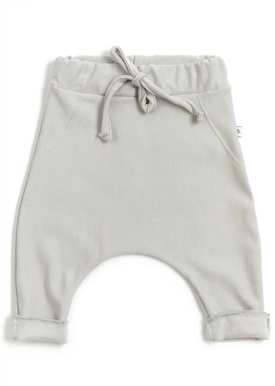 Baby trousers Grey in bamboo