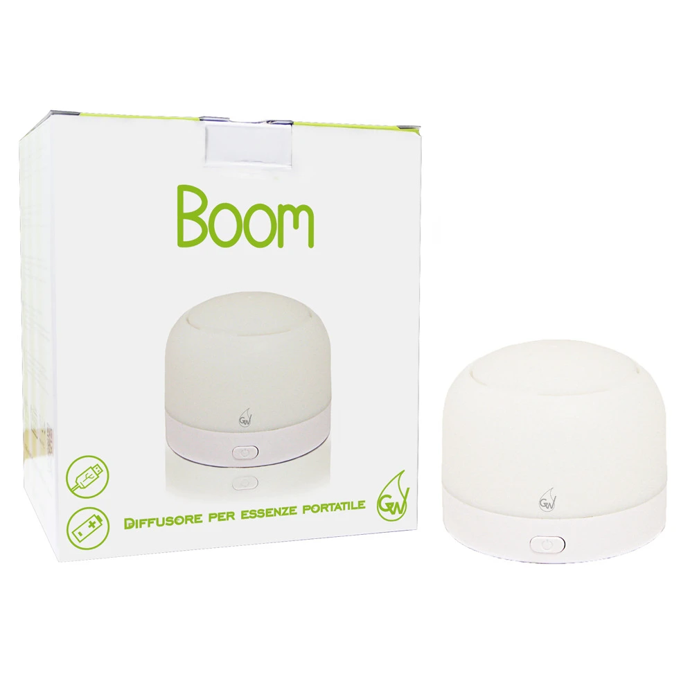 Waterless diffuser for essences with chromotherapy Boom