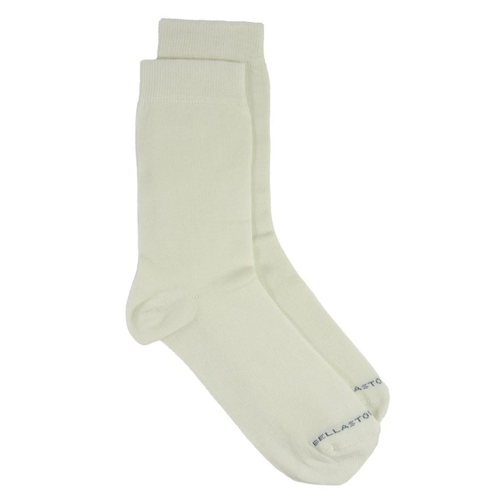 Bamboo midcalf socks natural white