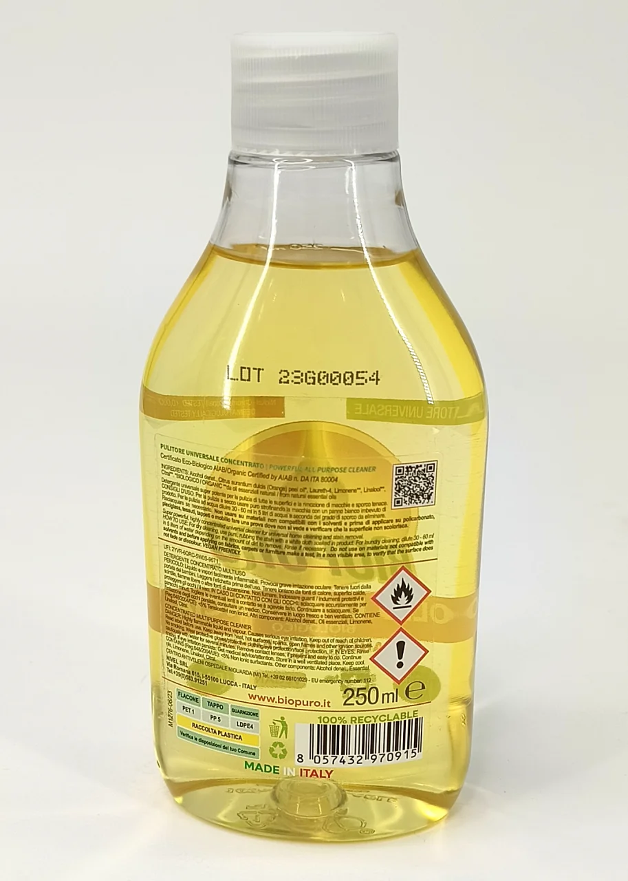 Detergente all'olio d'arancia BIOPURO_109853