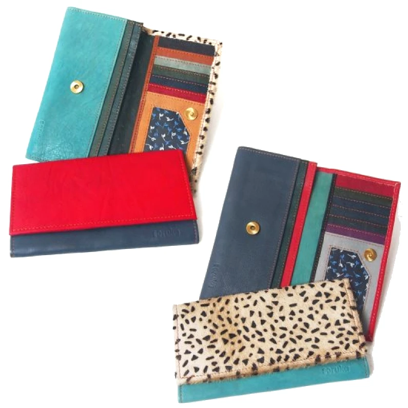 Soruka classic women wallet in recovered leather