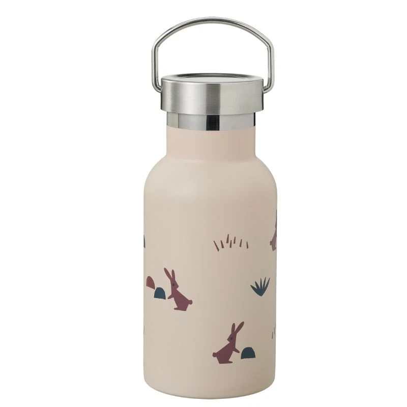 Insulated bottle in steel with 2 lids Fresk