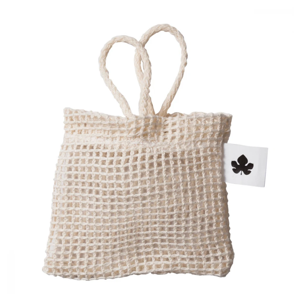 Cotton mesh pouch for solid holder