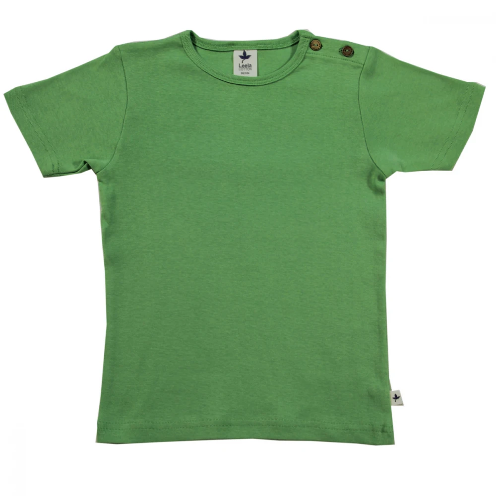 Short sleeve shirt in organic cotton - Wood Green