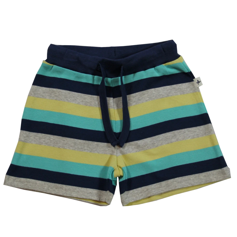 Boy's striped shorts 100% organic cotton