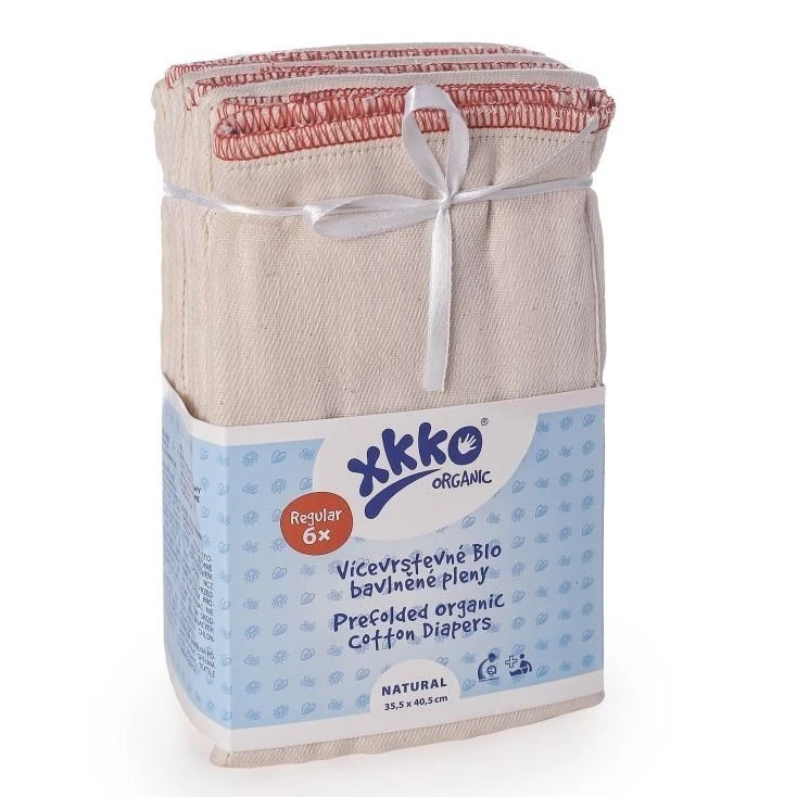 Prefold diapers in organic cotton Regular