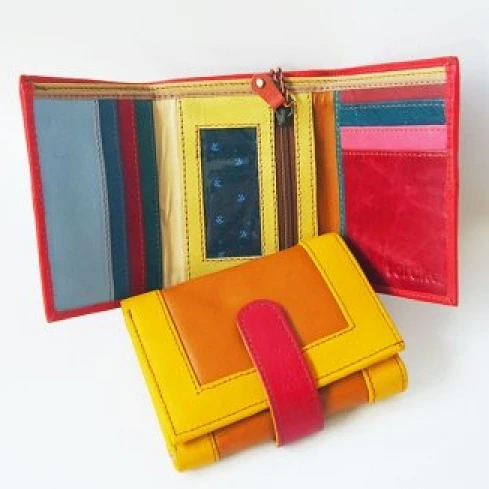 Fairtrade Easy wallet in recycled leather