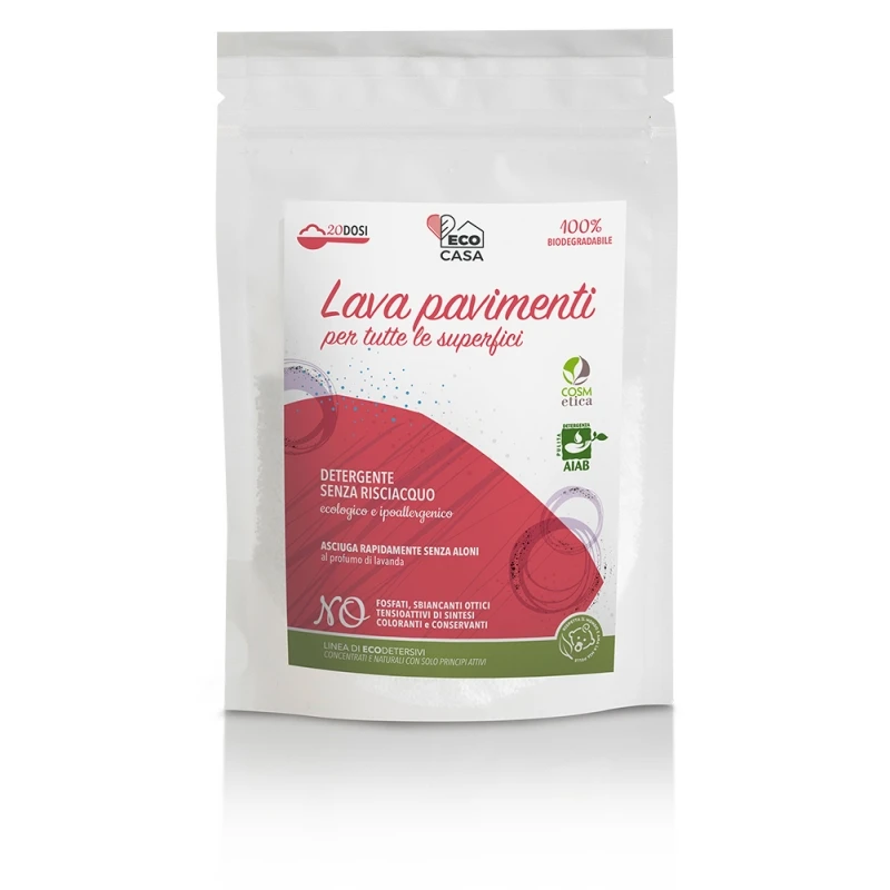 Ecological and concentrated detergent for floors
