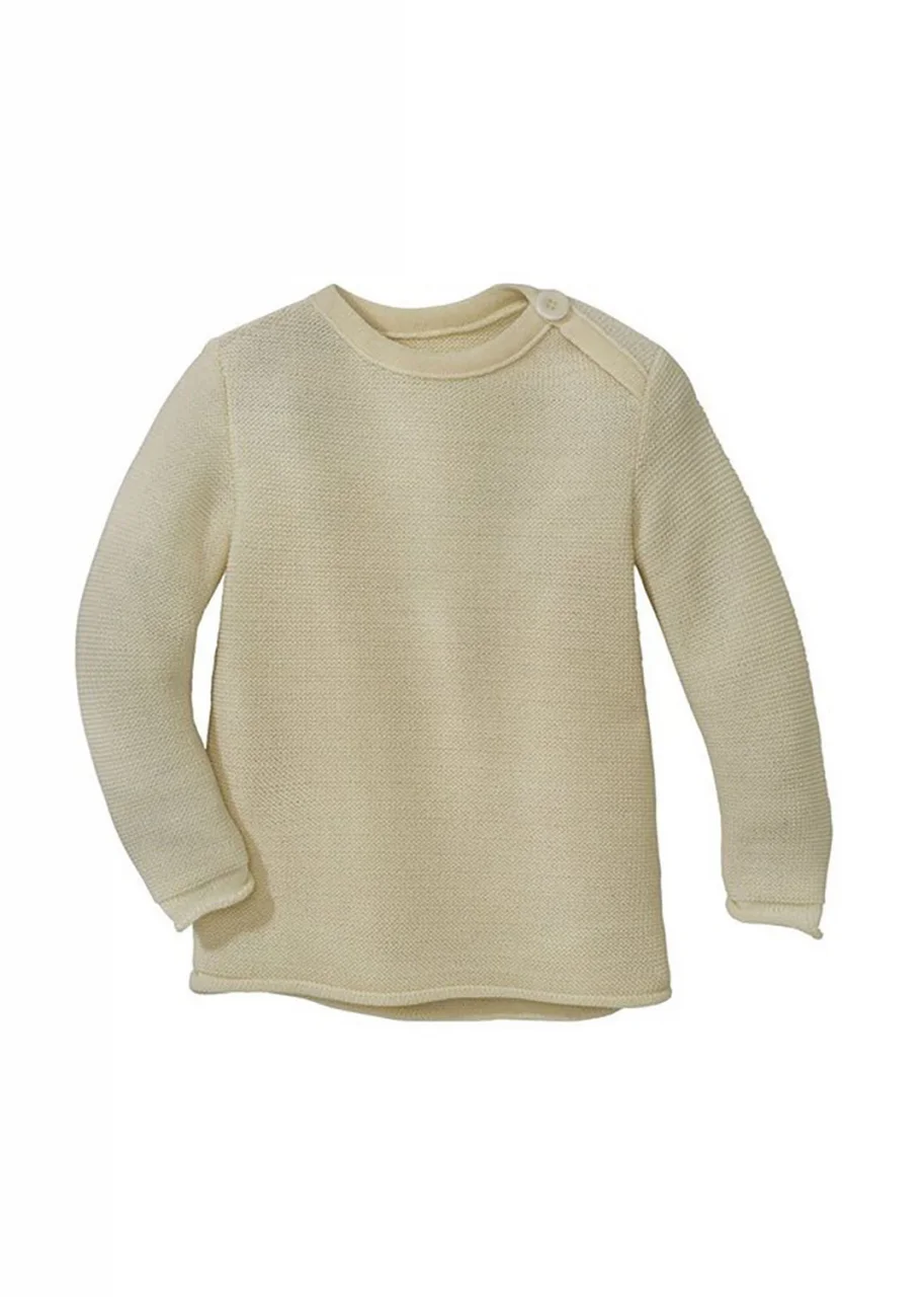 Baby Disana sweater in organic merino wool