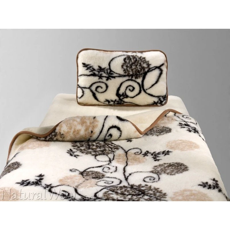 Blanket in merinos wool for double bed_67777