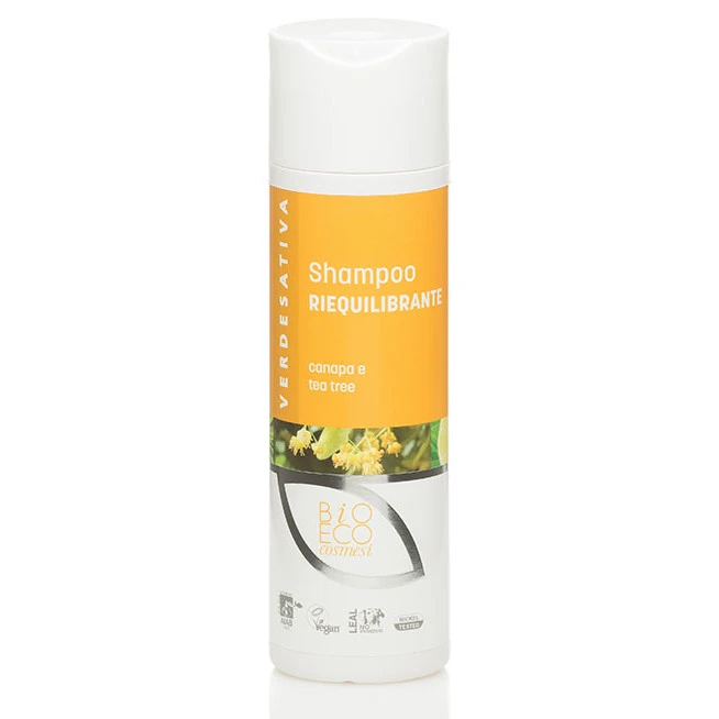 Shampoo for oily hair with Hemp and Tea Tree