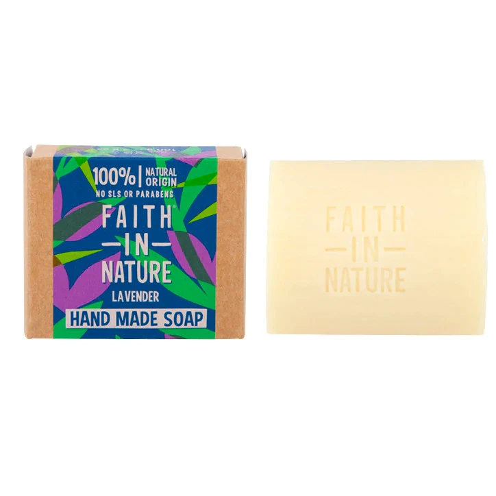 Vegan soap with LAVENDER plastic free