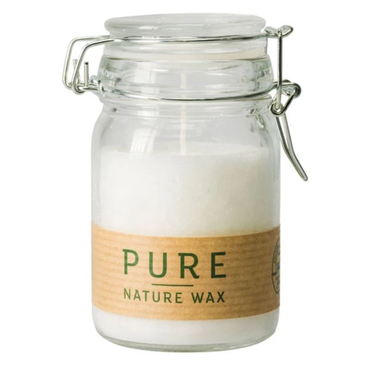PURE NATURE candle in glass 100% coconut oil