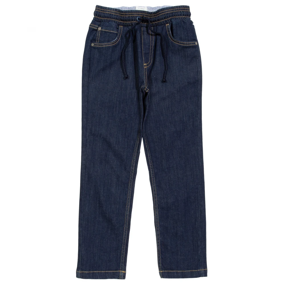 Stretch fit denim pull ons in organic cotton for children_70736