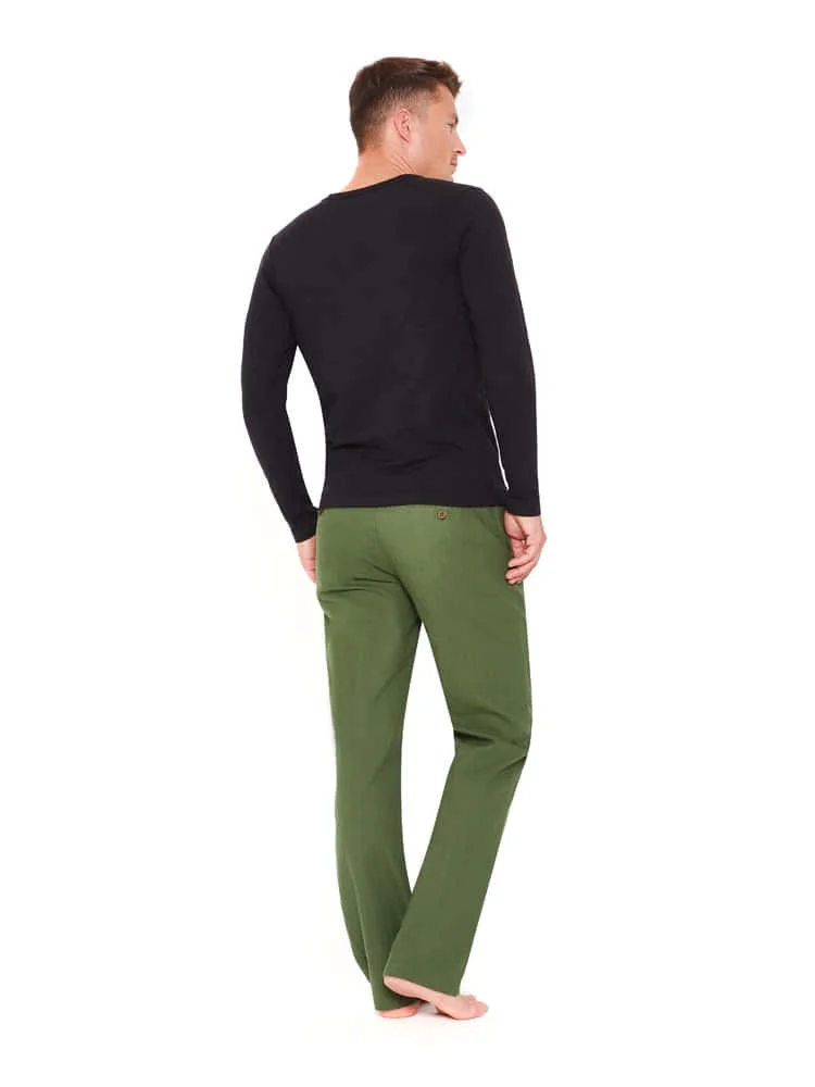 Unisex Chino trousers in hemp and organic cotton_72400