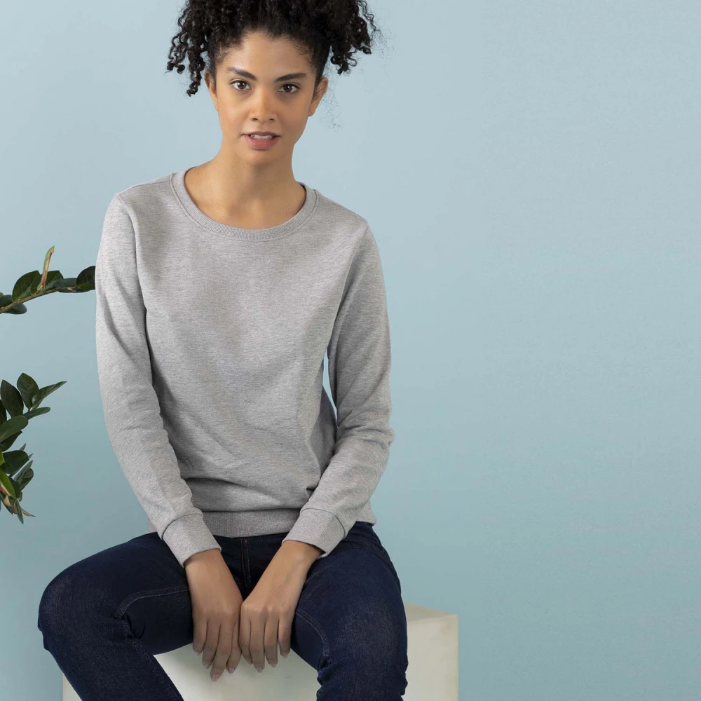 EasyBio women's sweatshirt in organic cotton