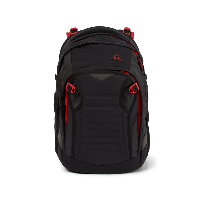 Satch Ergonomic backpack for secondary school in Recycled Pet - Match Fire Phantom