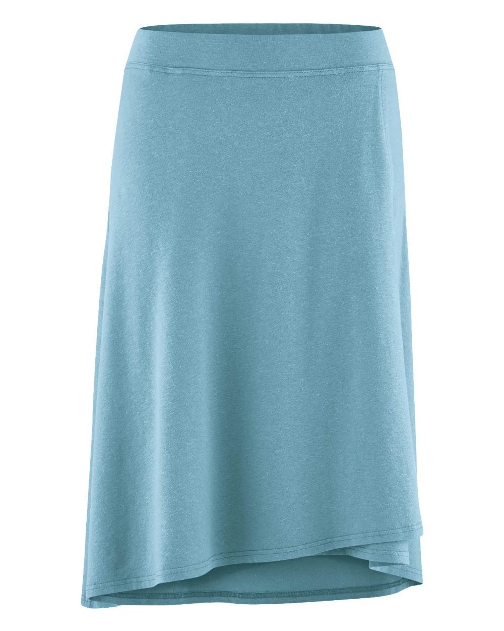 Wrap-around skirt for women in hemp and organic cotton