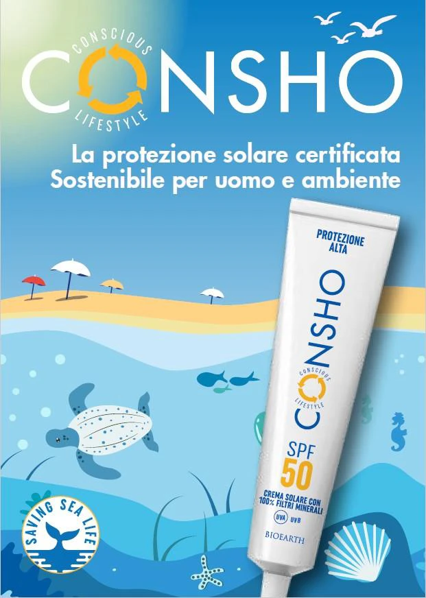 SPF 50 Sun cream with 100% mineral filters Bioearth
