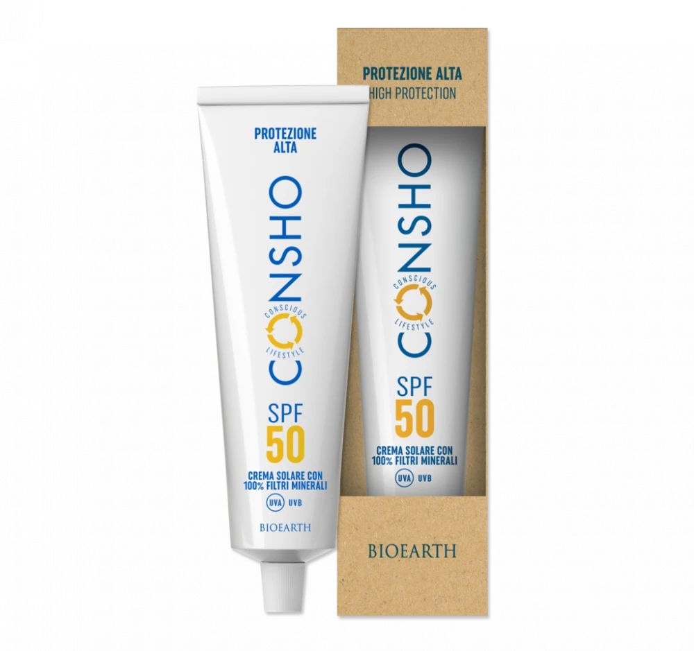 SPF 50 Sun cream with 100% mineral filters Bioearth_78023