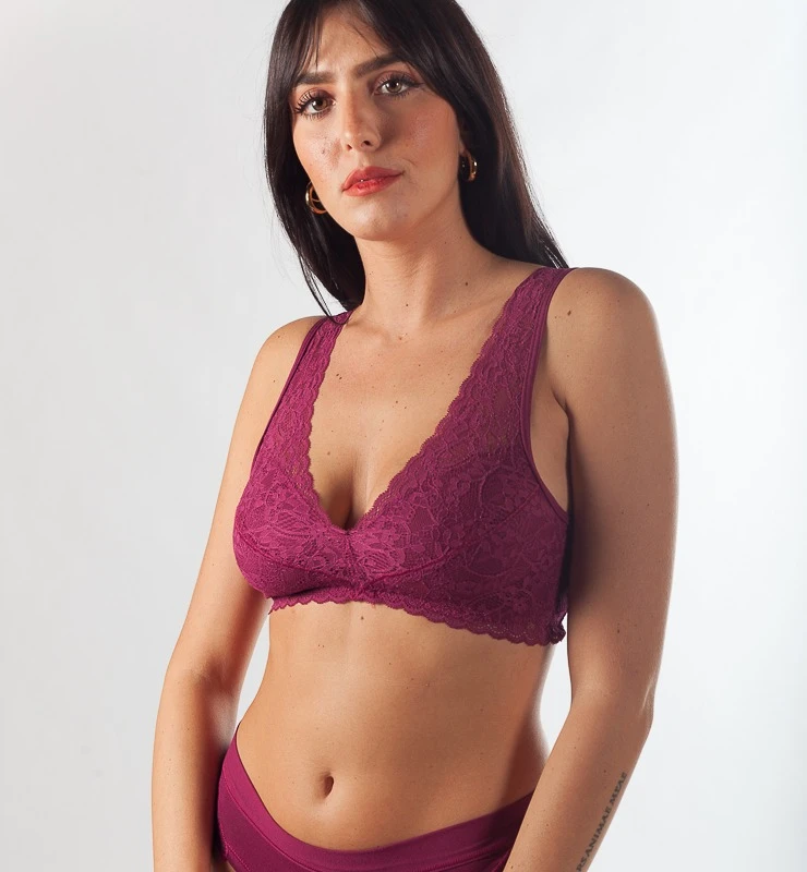 Bra in Modal® with lace