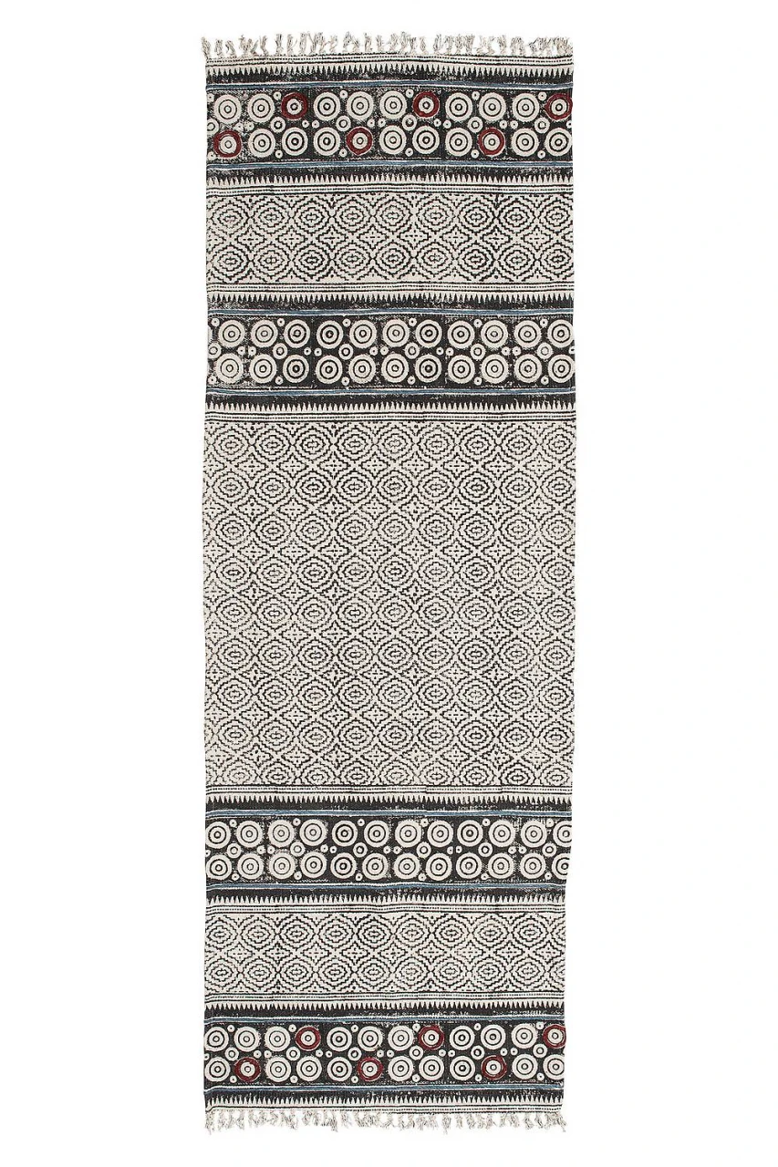 Ethno runner rug 70x210 in pure cotton - GoodWeave
