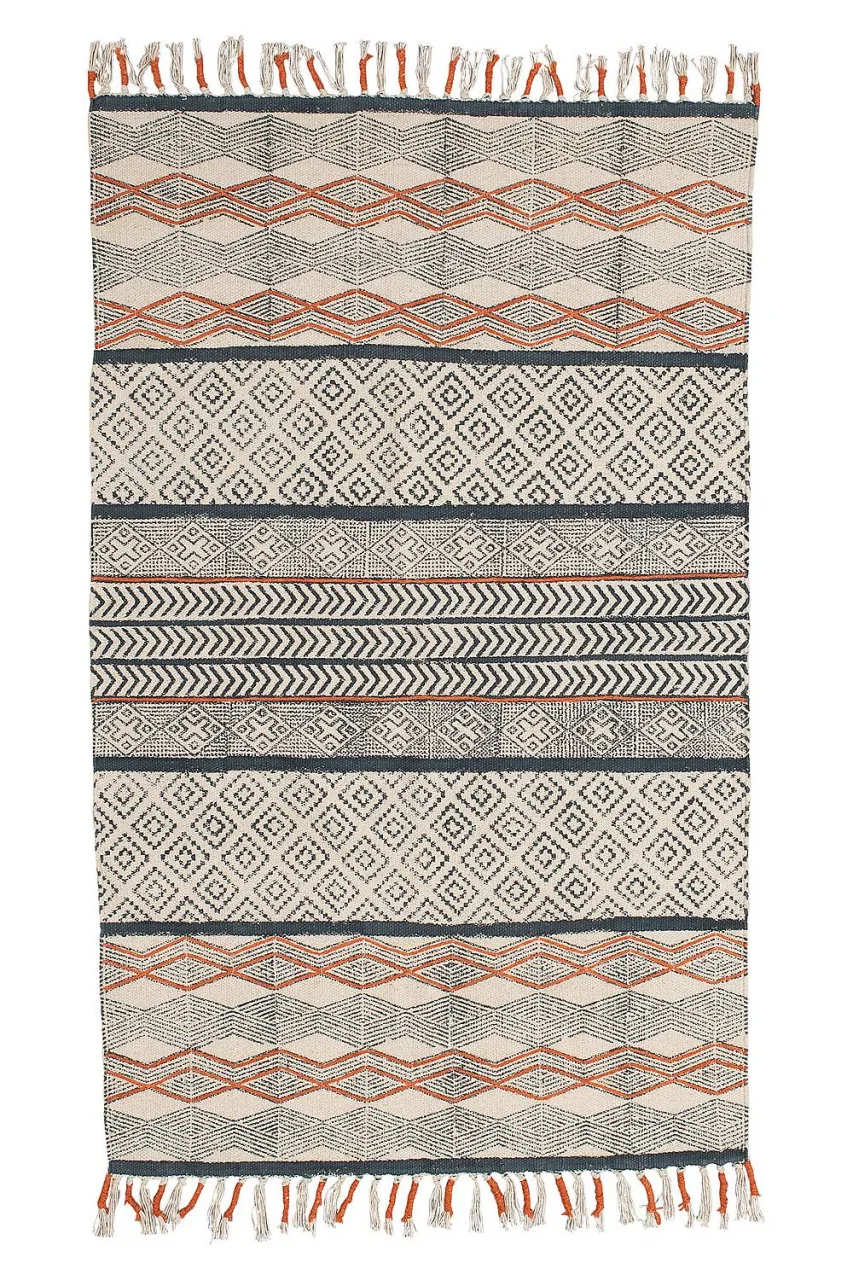 ETHNO 70x120 rug in pure cotton - GoodWeave