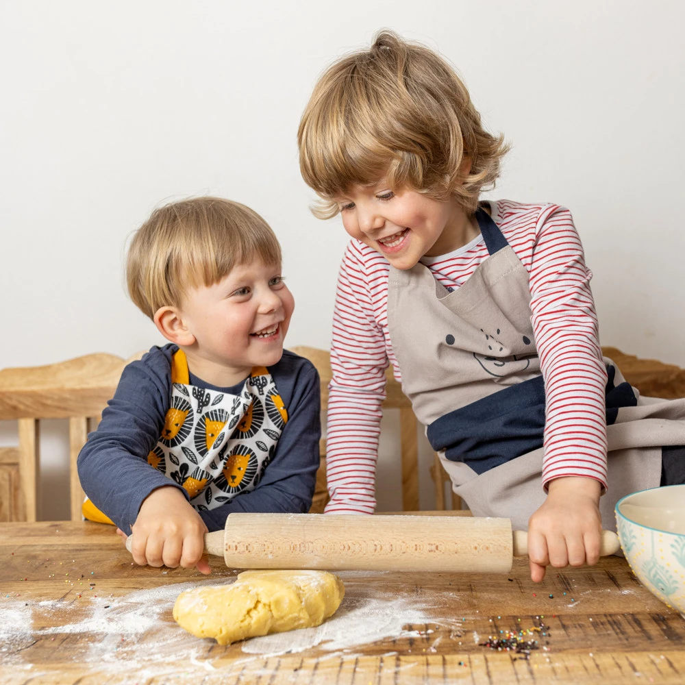 Kitchen apron for children in Organic Cotton - BEAR_80610