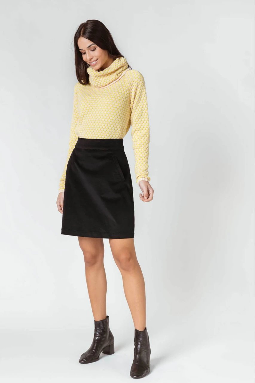 BASA women's skirt in organic cotton corduroy_82580