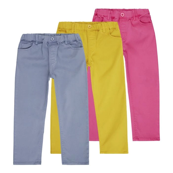 Dea pants for girls in organic cotton