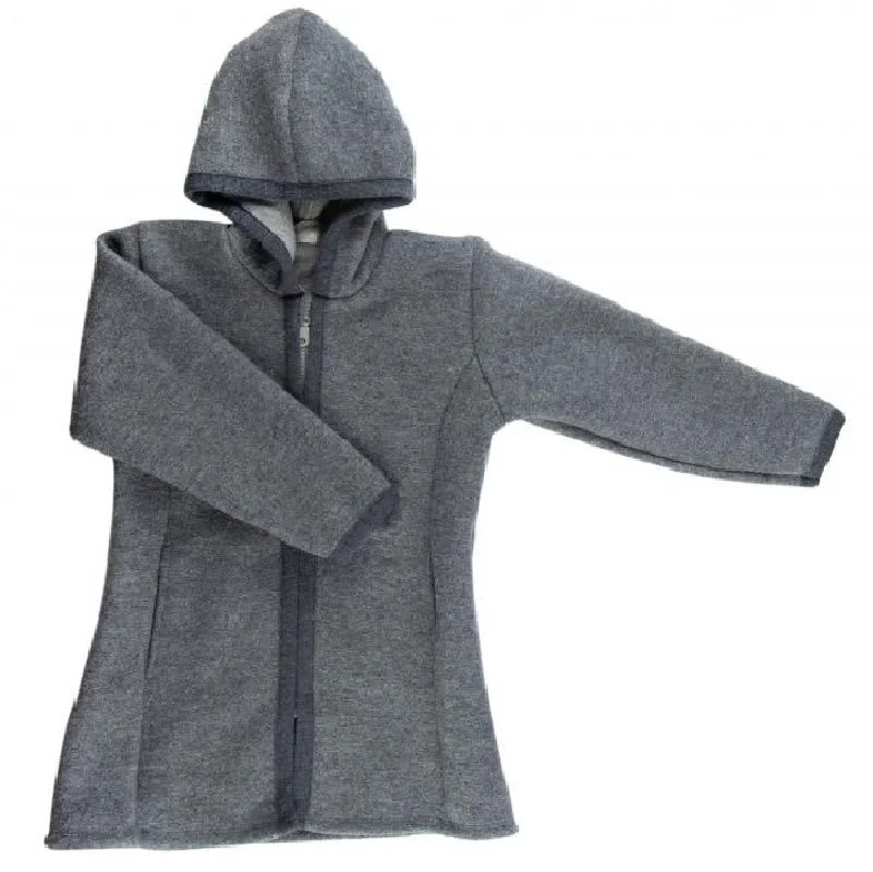 Marlene coat for girls in organic boiled wool_83410