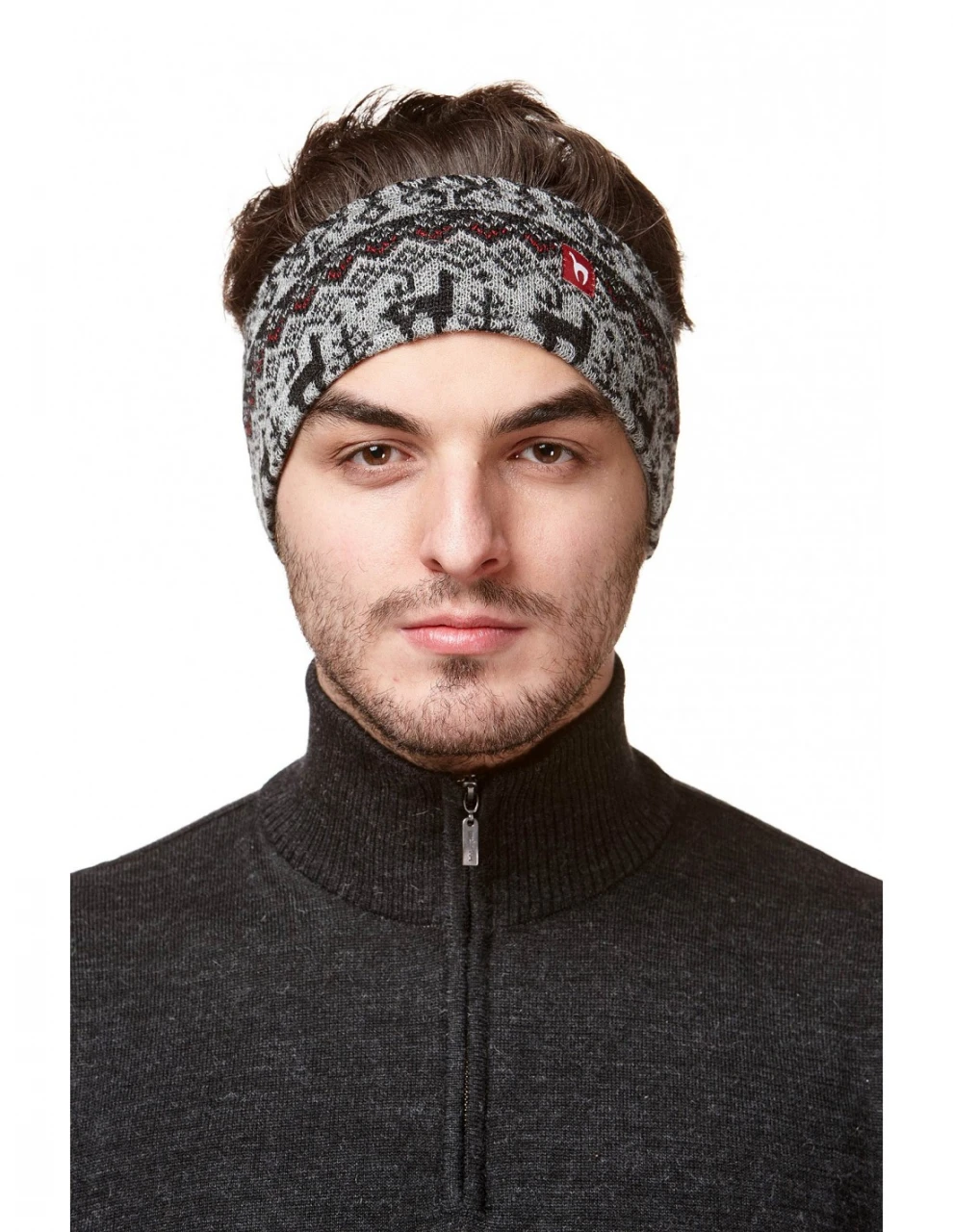 ANDEN VIENTOS unisex headband in cotton-lined Alpaca wool_86303