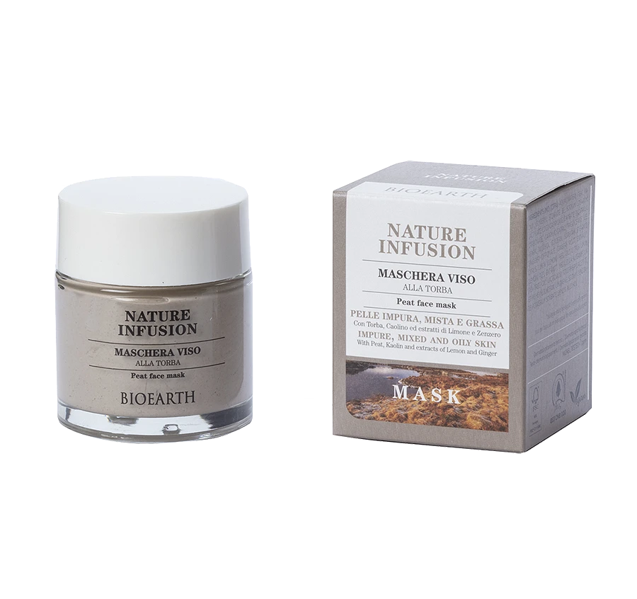 Face mask with Peat Bioearth