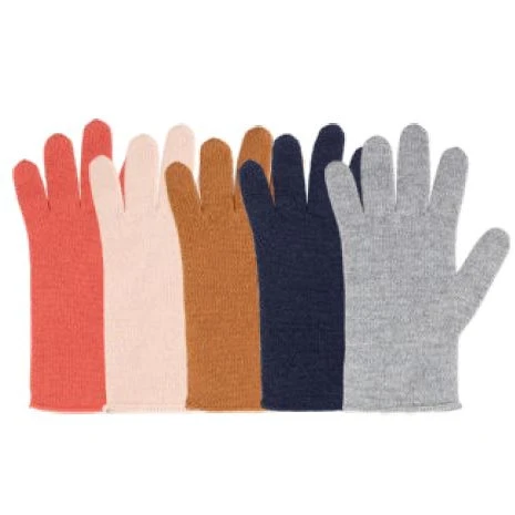 Women's wool and cashmere knitted gloves