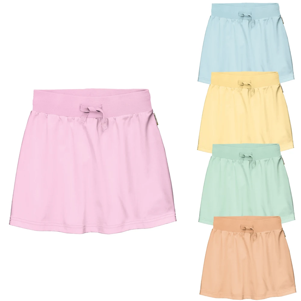 Pastel skirt for girls in organic cotton