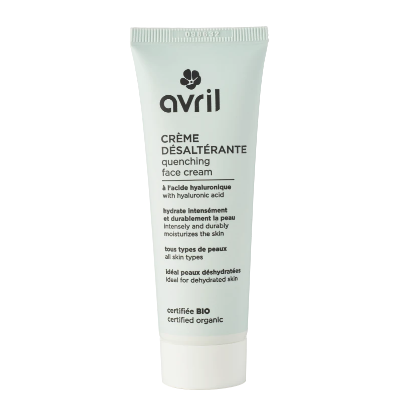 Quenching face cream Avril certified organic