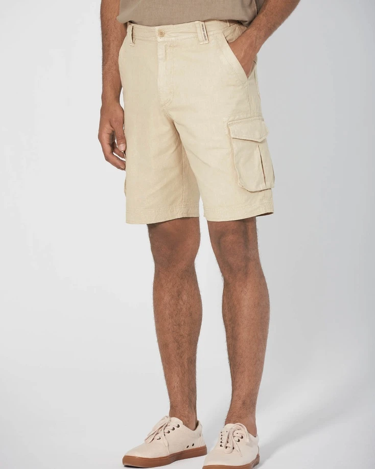 CARGO shorts for men in hemp and organic cotton