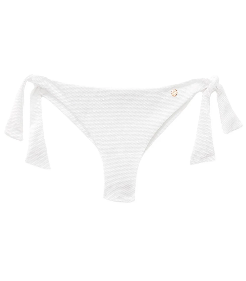 Bikini WHITE Brazilian bottom recycled