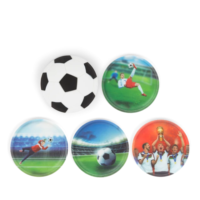 Zaini Ergobag KLETTIES Soccer badge per la personalizzazione 5 pz