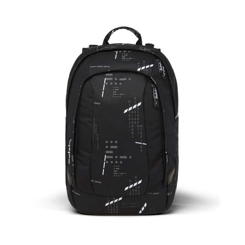 Lightweight ergonomic Satch AIR Ninja Matrix backpack for secondary school
