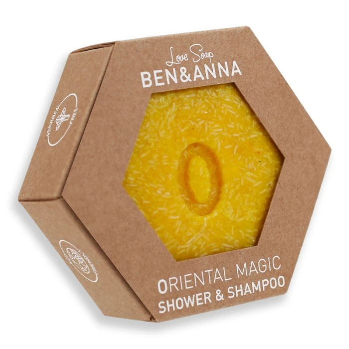 Oriental Magic Organic Vegan Zero Waste Solid Shower Shampoo