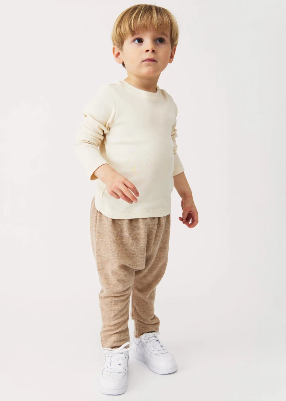 Eddie pants for babies and toddlers in pure merino wool